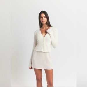 BNWT SKIMS Featherweight Cashmere Cardigan XL